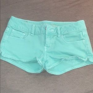 AEO turquoise shorts